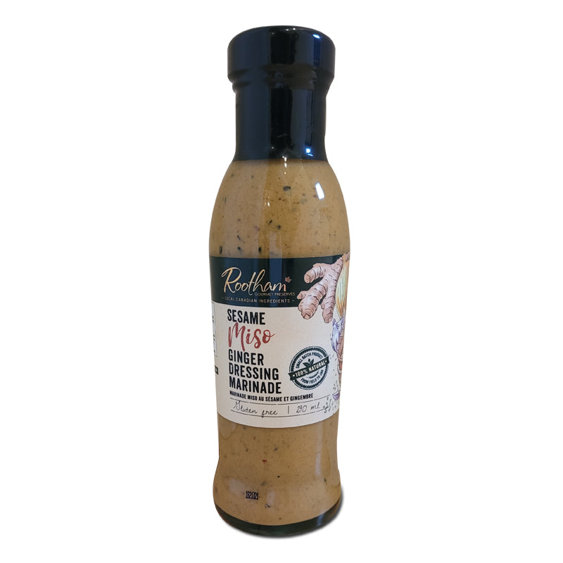 Rootham's Sesame Miso Ginger Dressing Marinade Rootham's Gourmet